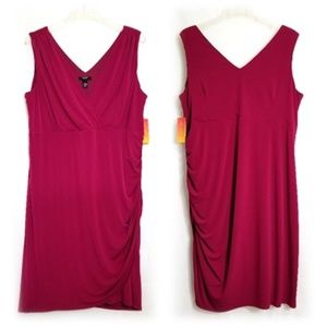 Alfani Plum Sleeveless Dress